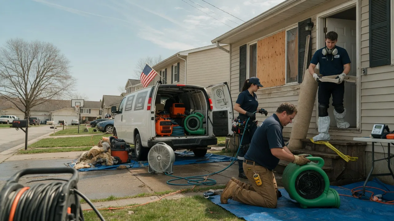 Water Damage Restoration in Paola, KS near me